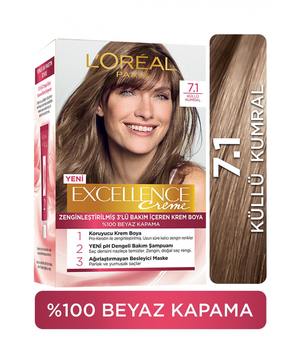 Loreal Excel Intense 7 1 Küllü Kumral Saç Boyası