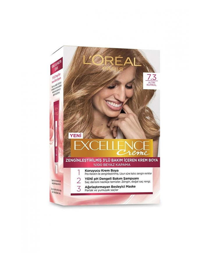 Loreal Excell Intense 8 34 Sıcak Sarı Saç Boyası eczahanemden