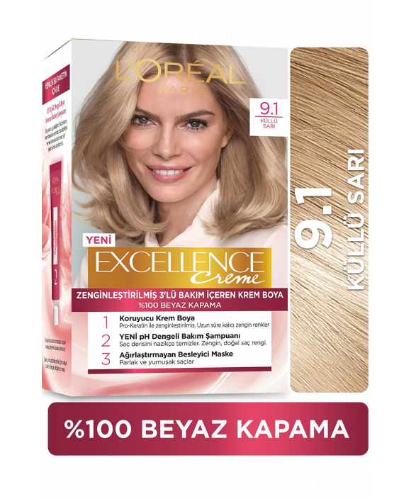 Loraal Paris Excellence Creme Saç Boyası  9 Sarı