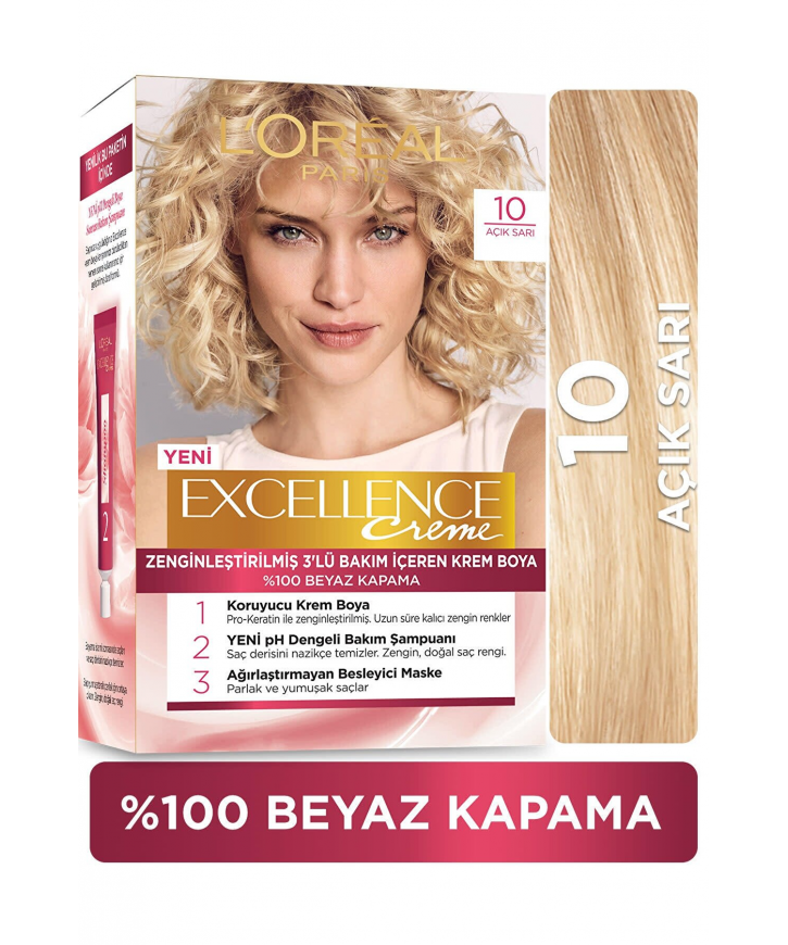 Loreal Excell 03 Ultra Açık Küllü Sarı Saç Boyası eczahanemden