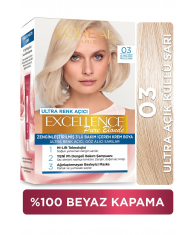 Loreal Excell 03 Ultra Açık Küllü Sarı Saç Boyası