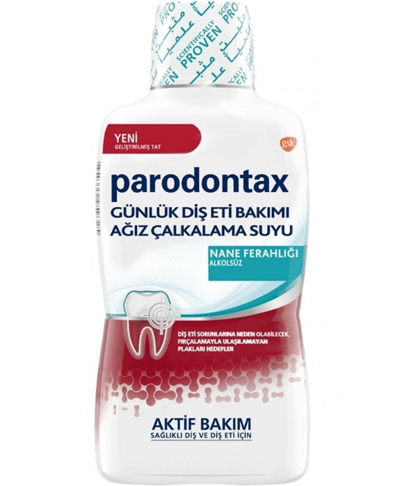 Parodontax Nane Ferahlığı Ağız Bakım Suyu 500 Ml