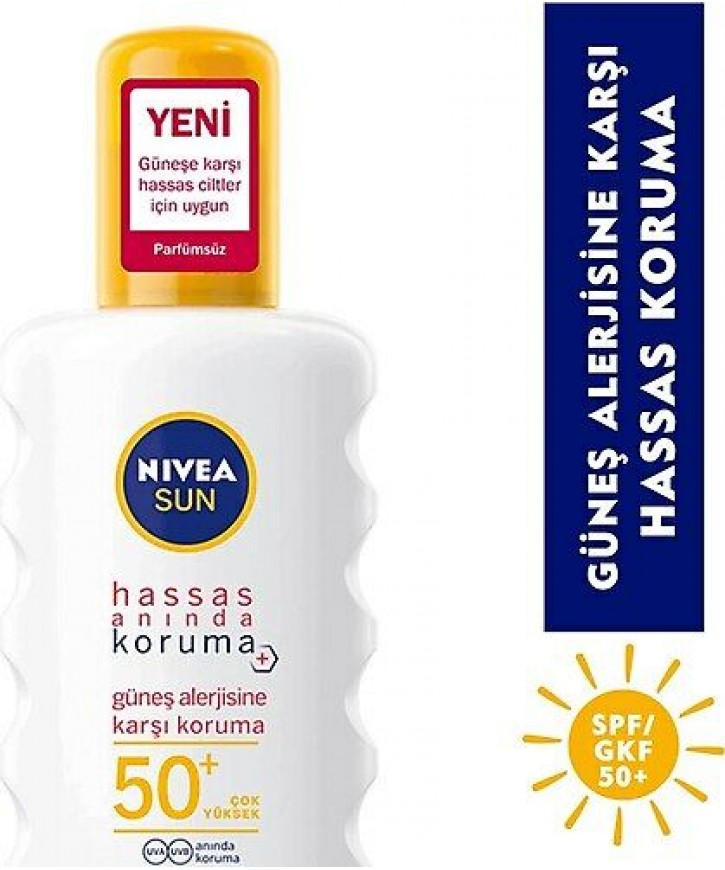 Nivea Güneş Çocuk Güneş Spreyi Spf 50 200 ml eczahanemden