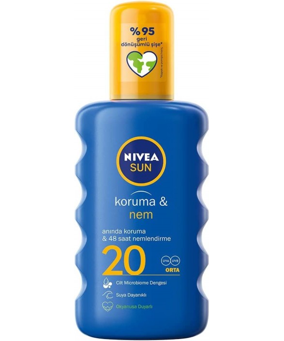 Nivea Koruma ve Nem Sprey Spf 50 200 Ml