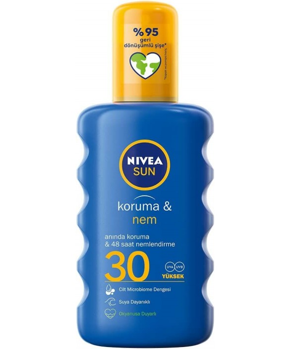 Nivea Sun Güneş Kremi Spf 50 200 ml Sprey Çok Yüksek Güneş Koruyucu