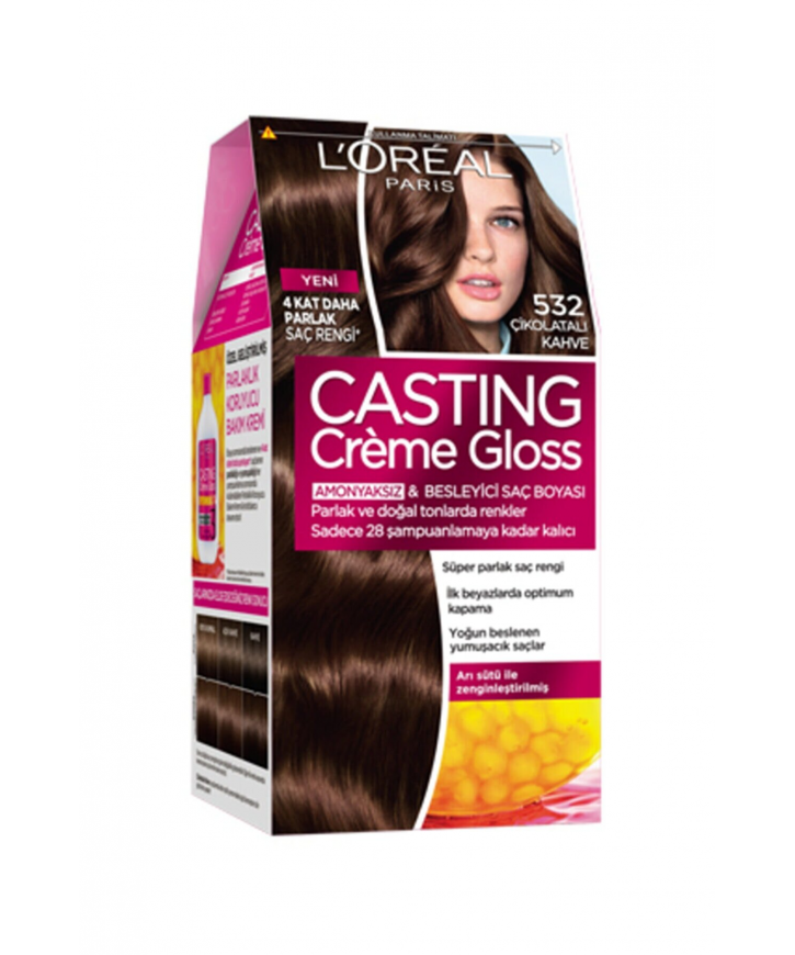 Loreal Casting Creme Gloss TR 613 Iced Mocchachino Sütlü Kahve Saç Boyası eczahanemden