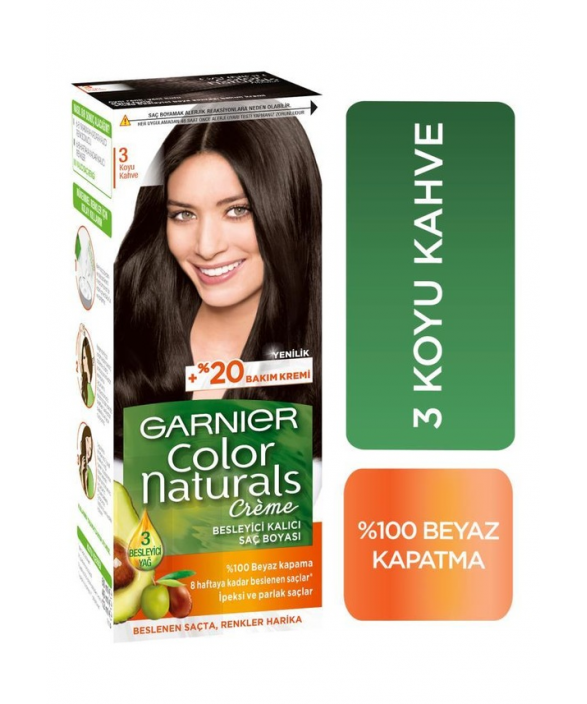 Garnıer Color Naturel Çarpıcı Renkler 3 0 Kahve 