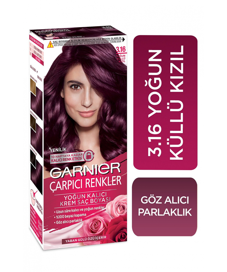 Garnier Çarpıcı Renkler Yoğun Koyu Kızıl 4.60 Saç Boyası eczahanemden