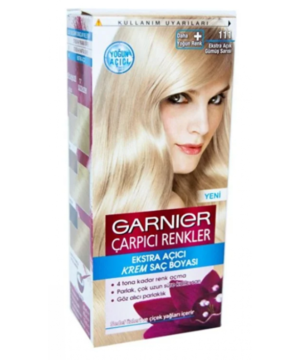 Garnıer Color Naturel Çarpıcı Renkler 111 Açık Gümüş Sarı 