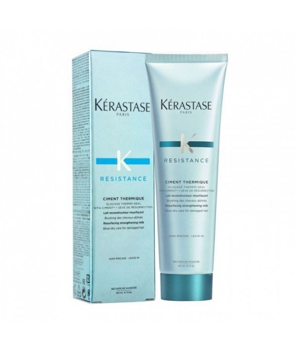 Kerastase Resistance Ciment Thermique Yıpranmış Saçlar İçin Onarıcı Isı Koruyucu Durulanmayan Bakım Sütü 150ml