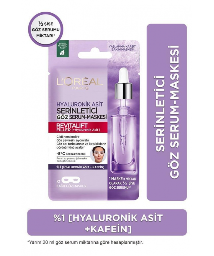 L'Oréal Paris Revitalift Filler Göz Maske