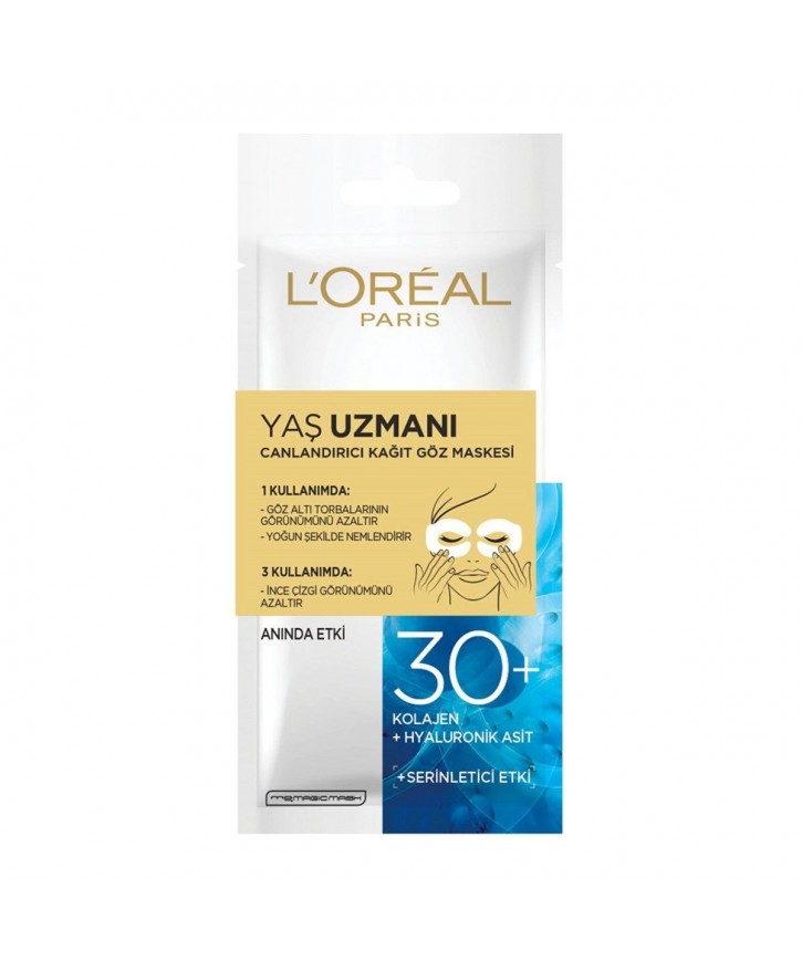 Loreal Yaş Uzmanı 30 Kağıt Göz Maskesi 30