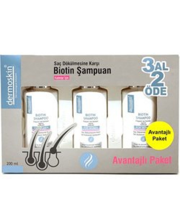 Dermoskin Medobiocomplex k Biotin Şampuan Hediyeli eczahanemden