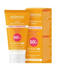 Alldermo Kuru ve Hassas Cilt Bakım Kremi Spf 50 50 Ml