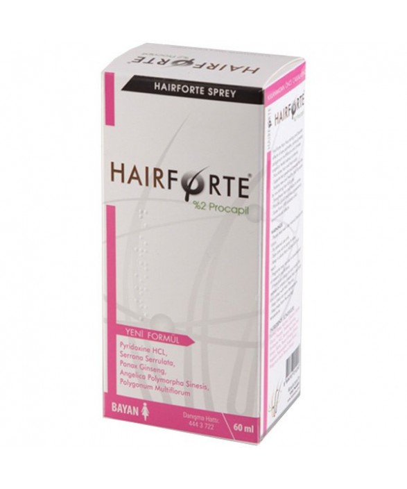 Hair Forte Bayan Sprey  Procapil 60 ML Dökülme Karşıtı Sprey