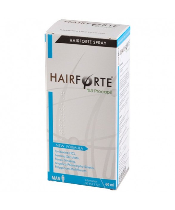 Hair Forte Erkek Sprey  Procapil 60 ML Dökülme Karşıtı Sprey