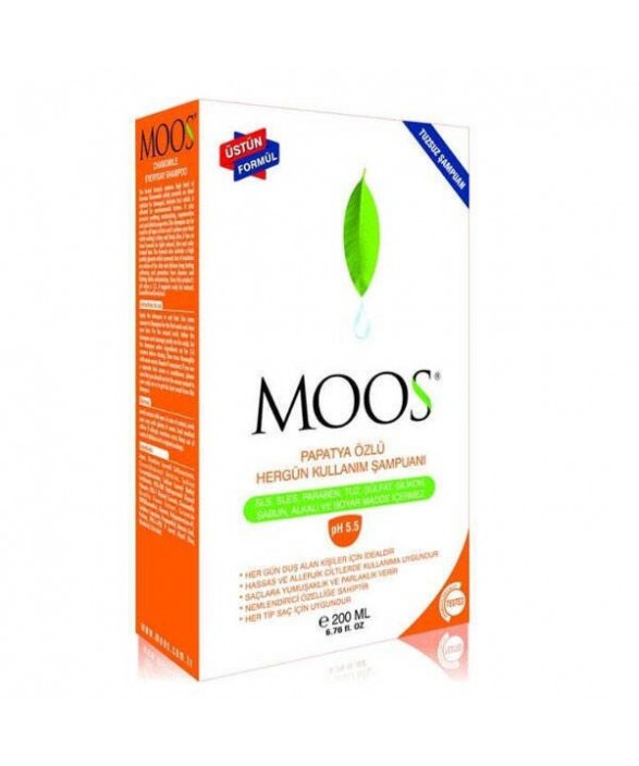 Moos Papatya Özlü Günlük Kullanım Şampuanı 200 ML