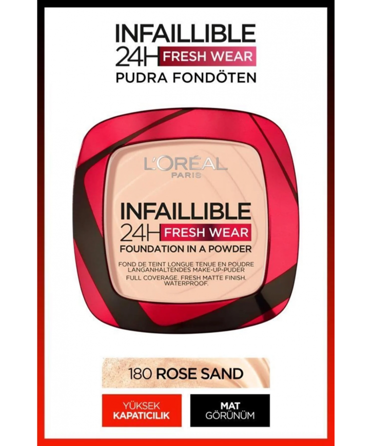 LOreal Paris Infaillible 24h Fresh Wear Pudra Fondöten eczahanemden