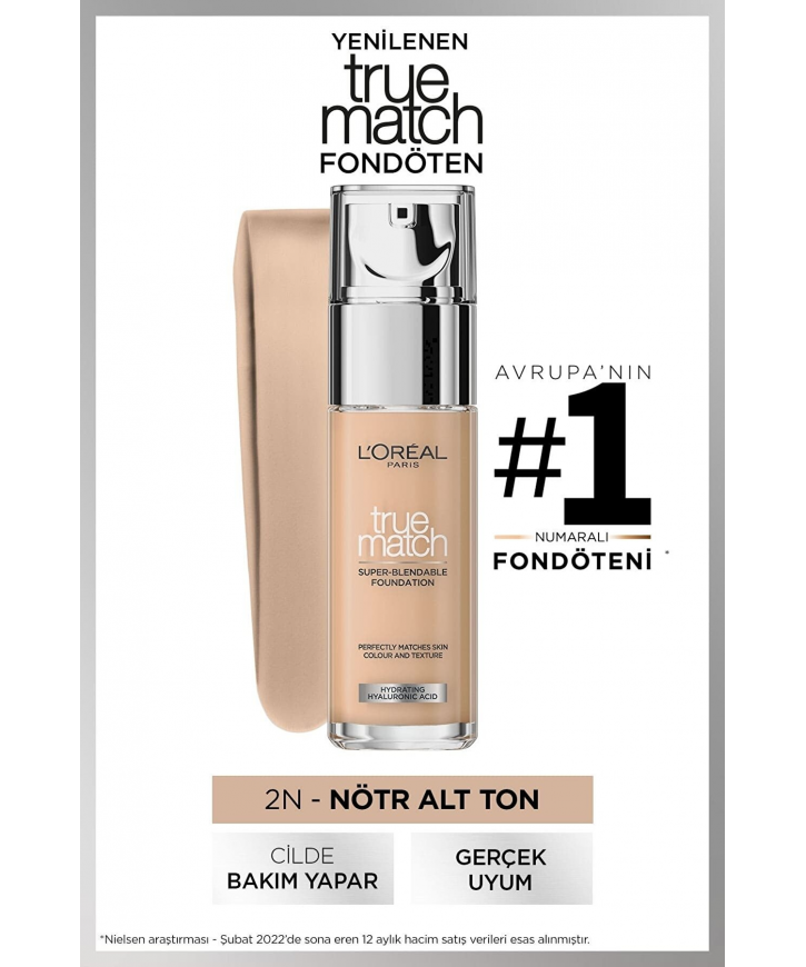 Loreal Paris True Match No 3N Creamy Beige Fondöten eczahanemden