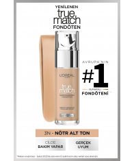 Loreal Paris True Match No 3N Creamy Beige Fondöten