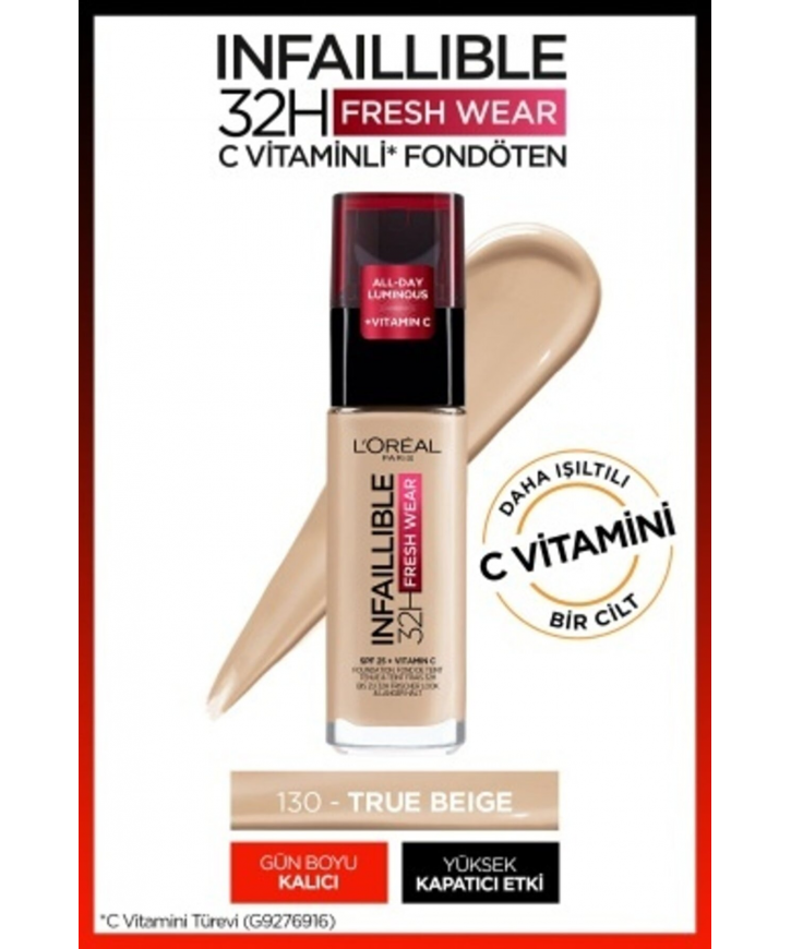 Loreal Paris Infaillible 24H Fresh Wear Fondöten - 120 Vanilla eczahanemden