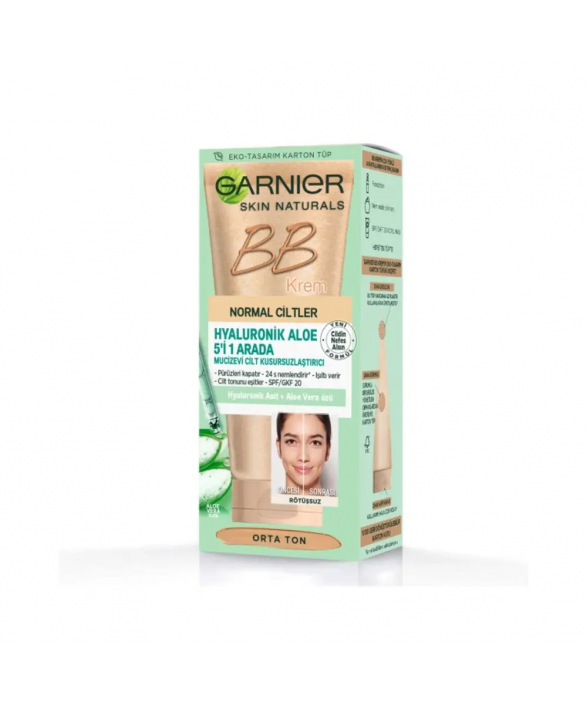 Garnier BB Krem Mucizevi Cilt Kusursuzlaştırıcı Orta Ton 50 Ml