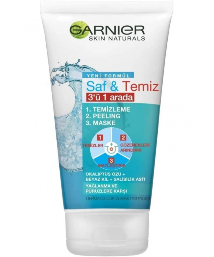 Garnier Maske Saf Temiz Yüz Maske eczahanemden