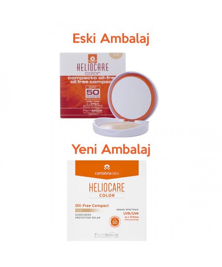 Heliocare Color Compact Oil Free Spf 50 10 gr Renkli Güneş Kremi  Brown eczahanemden