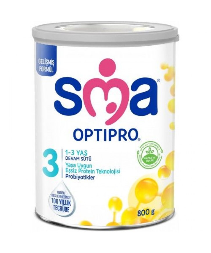 Sma Optipro Probiyotik 3 1 ve 3 Yaş Devam Sütü 1200 gr  3 Adet