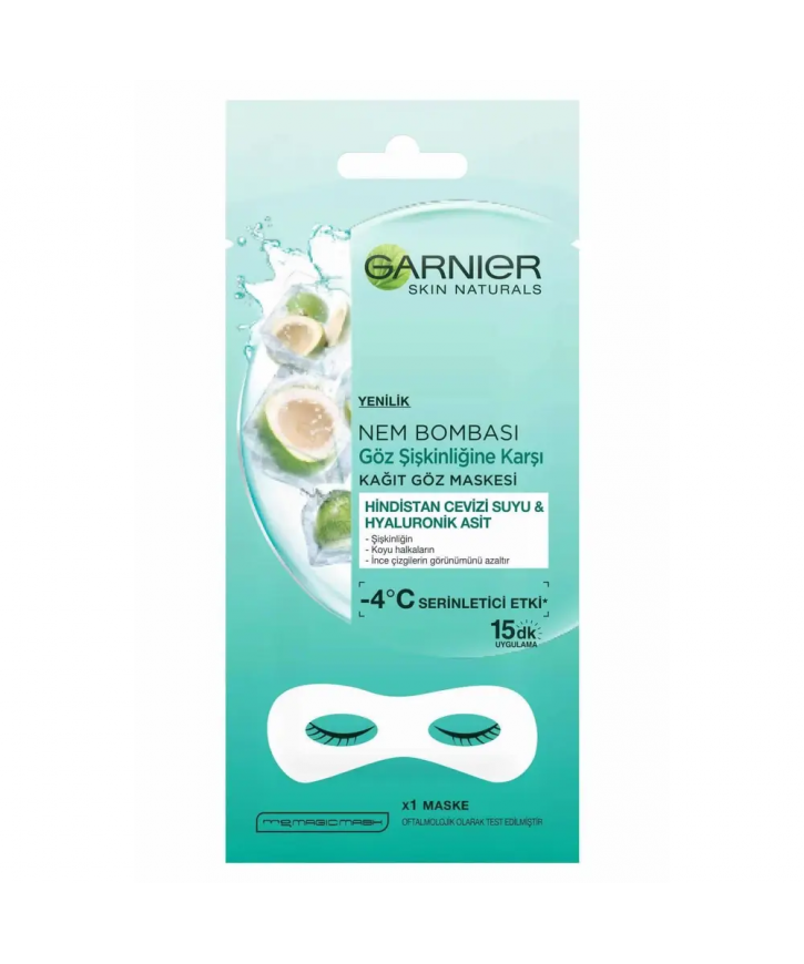 Garnier Taze Karışım Hyaluronik Asit Ampul Kağıt Maske 15g eczahanemden